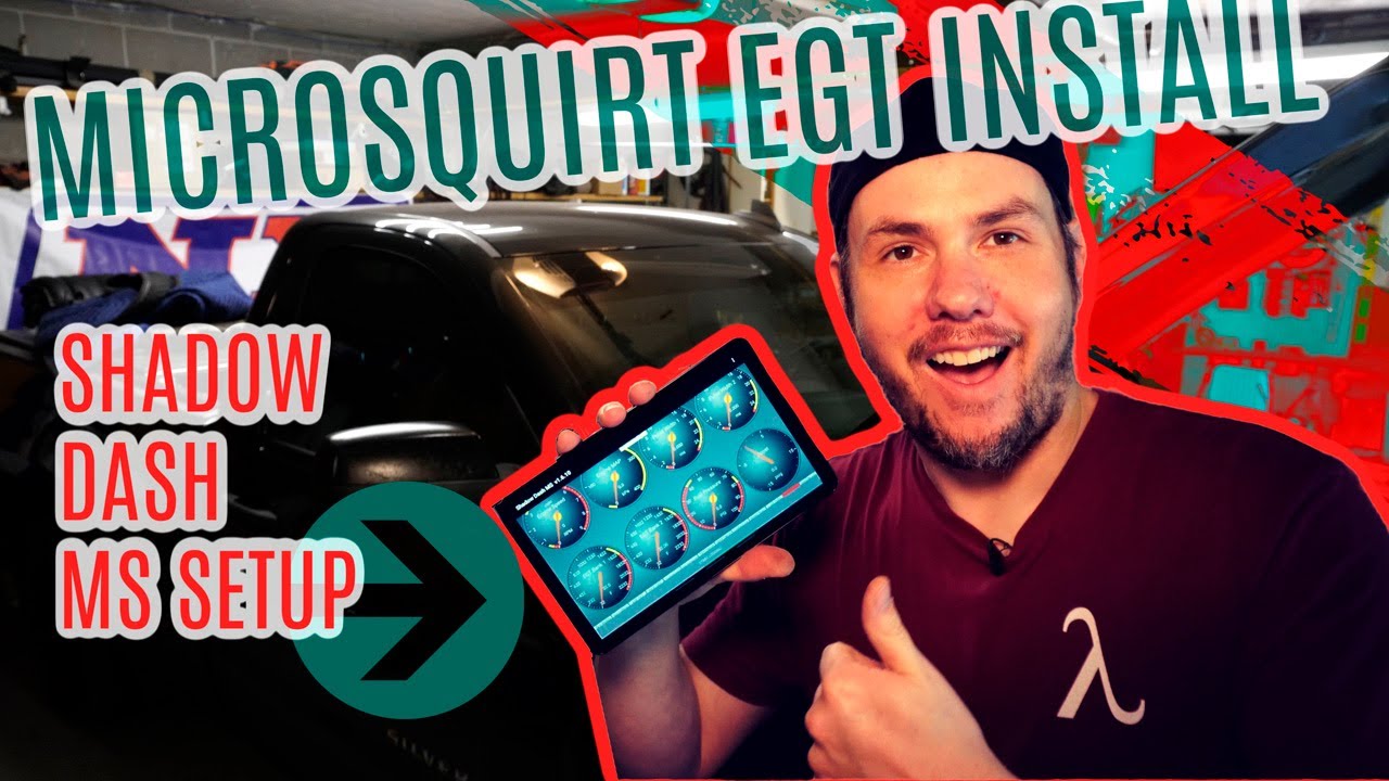 Adding EGT's To The Microsquirt and then Sending Them To Shadow Dash MS!