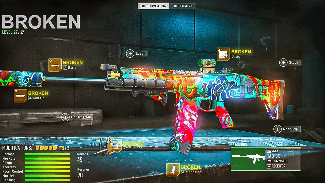 new *BEST* TAQ 56 Class Setup on VONDEL PARK! 🤯 (Best TAQ Loadout) MW2