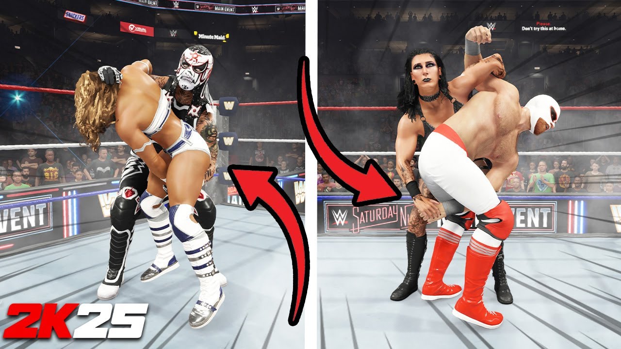 Every Pumphandle Moves in WWE 2K25 (Penta Driver,Riptide & more)
