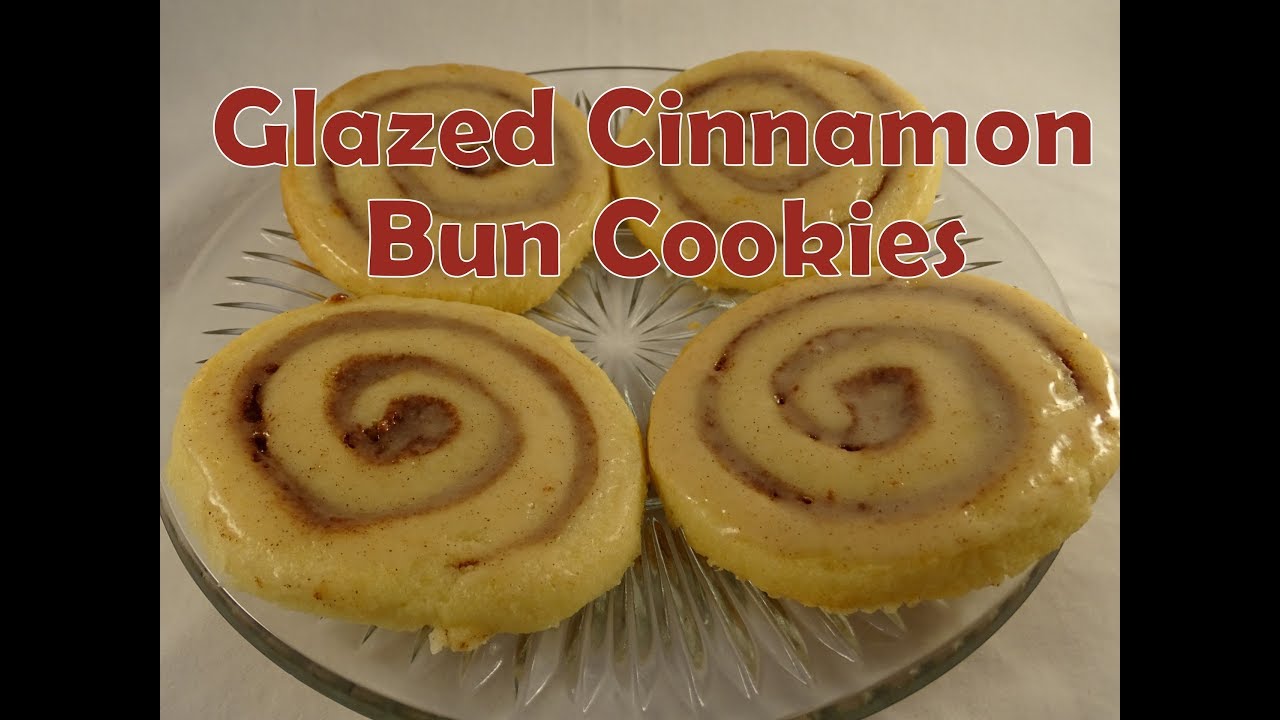 Glazed Cinnamon Bun Cookies- with yoyomax12
