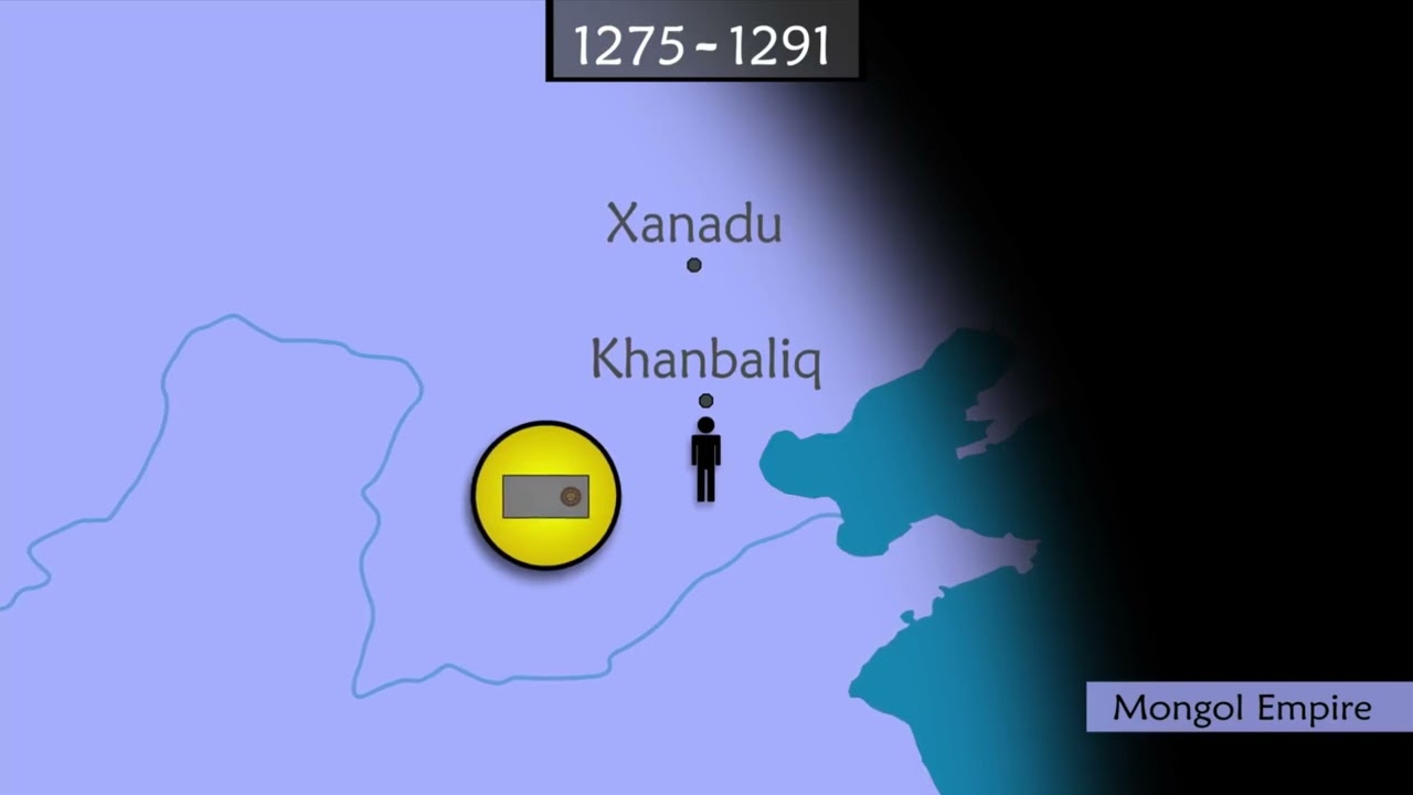 The Travels of Marco Polo - Summary on a Map