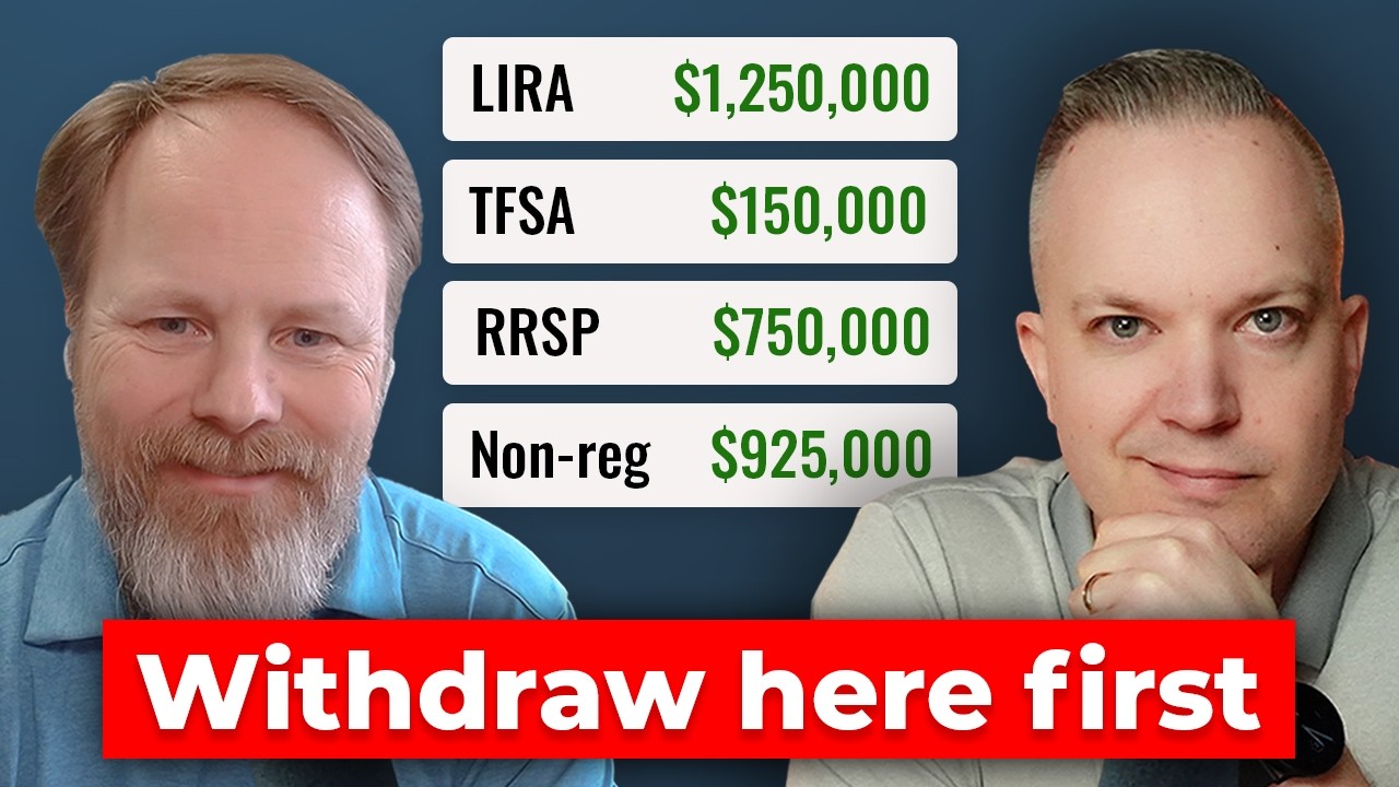 Retiring With A LIRA, TFSA, RRSP, & Non-Reg: Where Should You Withdraw First?