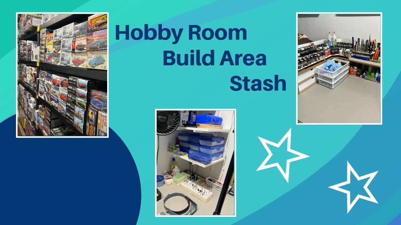 My Hobby Room, Build Area and Stash