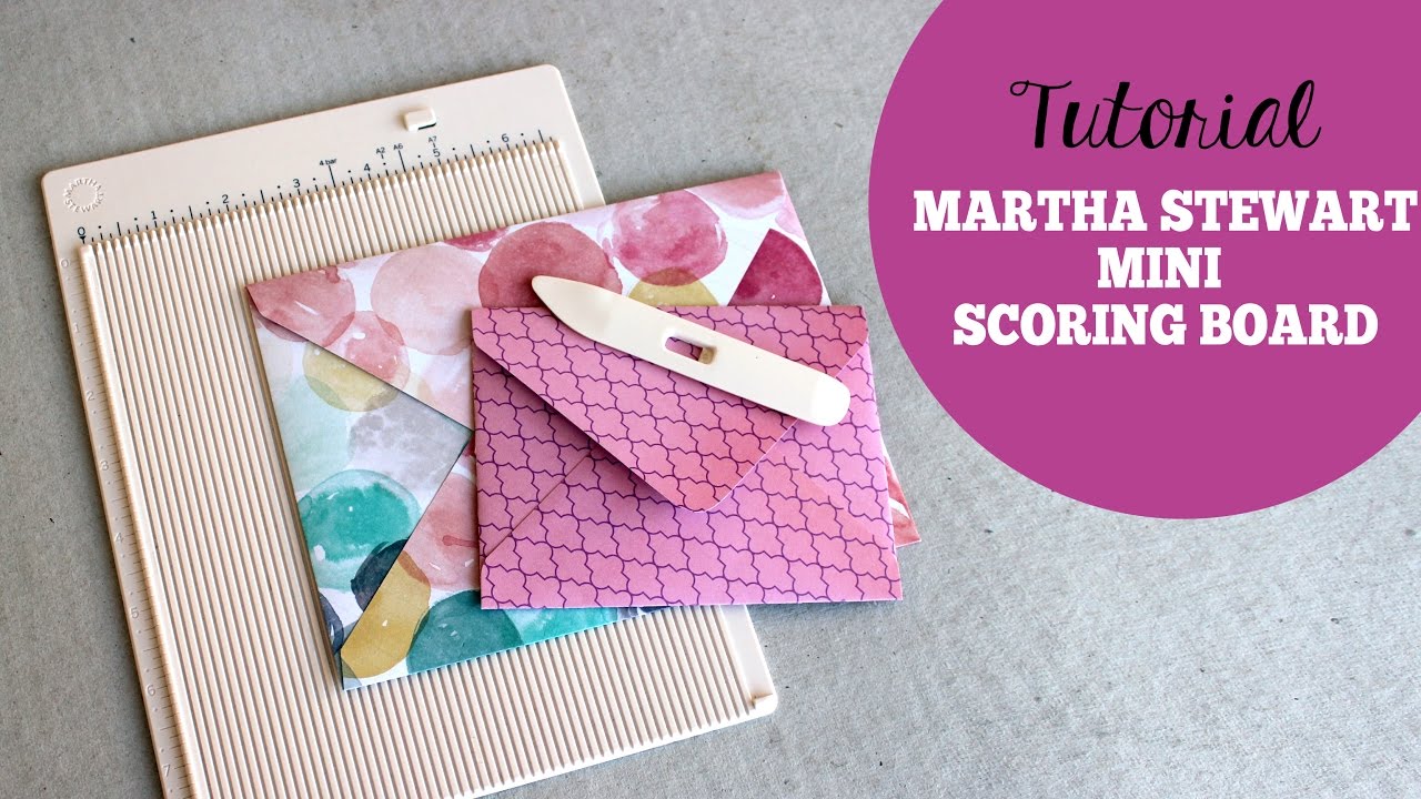 TUTORIAL Martha Stewart mini scoring board