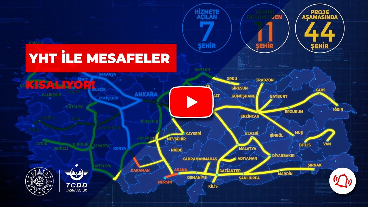 YHT ile mesafeler kısalıyor!