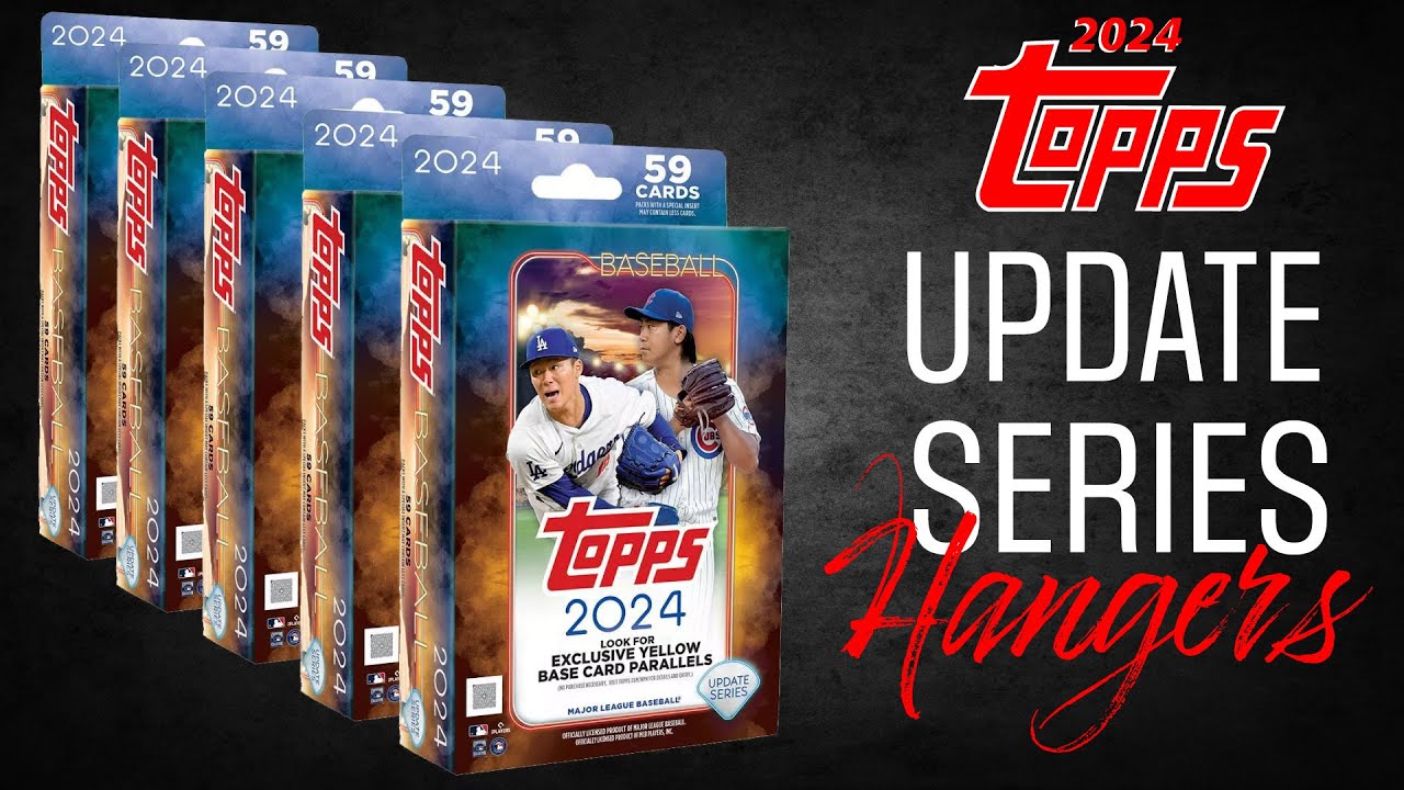 👀 FIRST LOOK 👀 5 HANGERS BETTER THAN 2 HOBBY BOXES ⚾ 🔥 2024 TOPPS UPDATE SERIES HANGER BOXES 🔥 ⚾