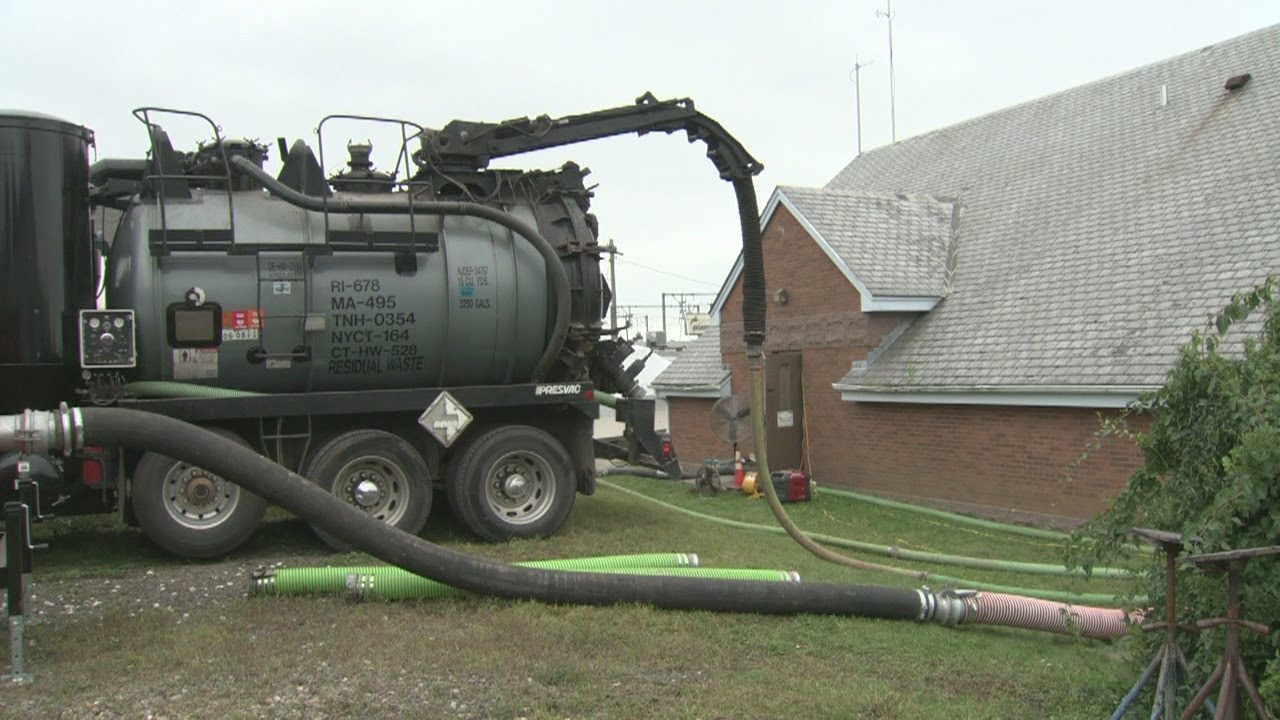 Two hurt at sewage pumping station