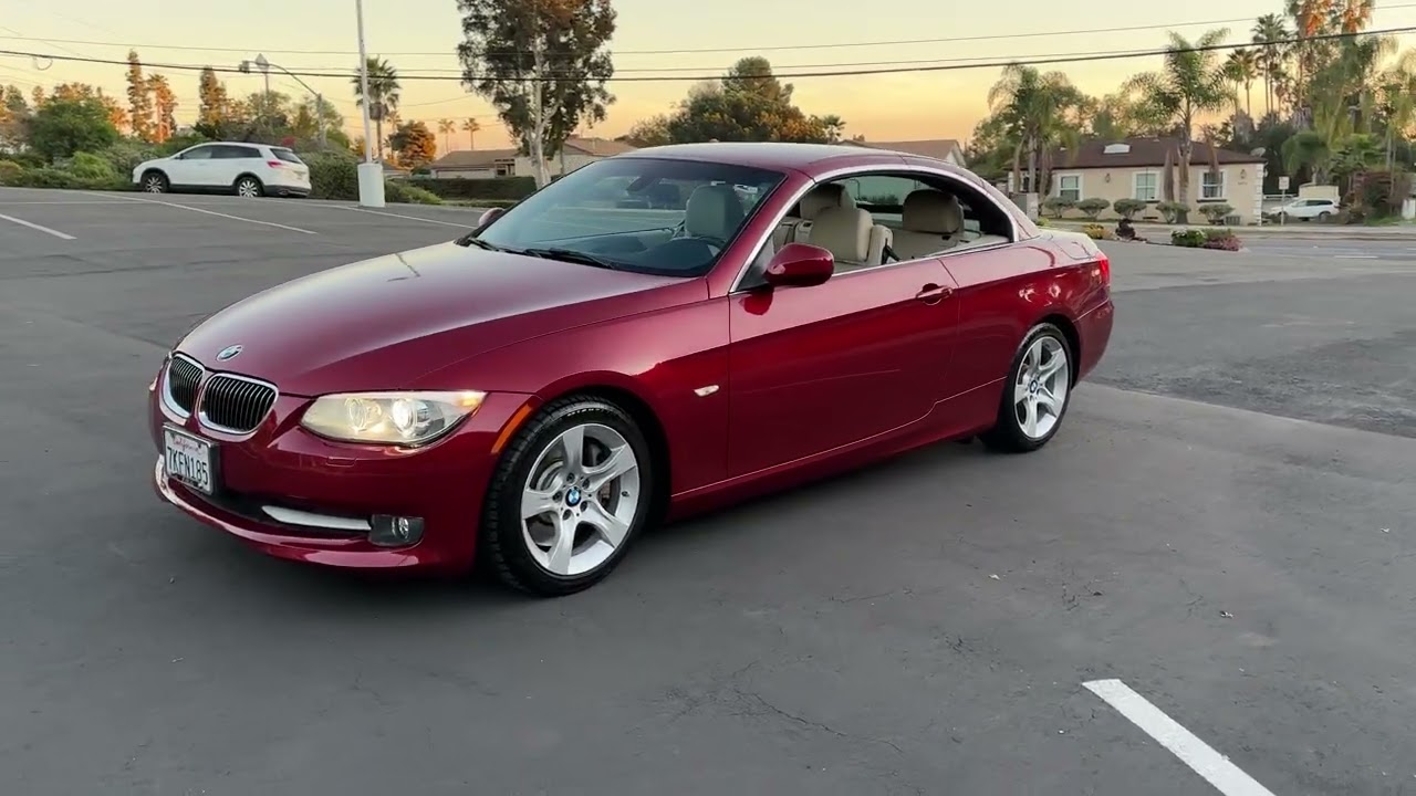 2011 BMW 335i Convertible 6 speed. 65k miles! Walk around 