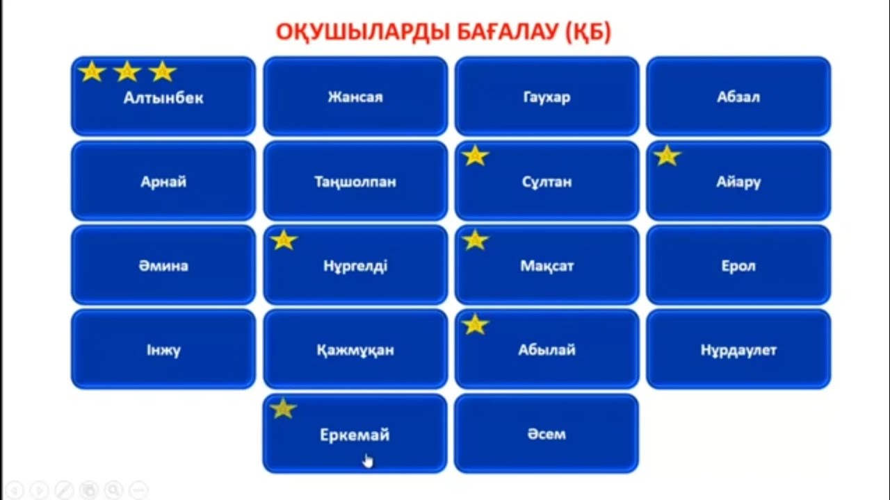 Қалыптастырушы бағалау Power Point