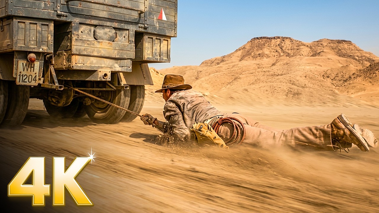 High-Speed Nazi Truck Chase Turns Brutal for Indy | Raiders of the Lost Ark | CLIP ⚡ 4K