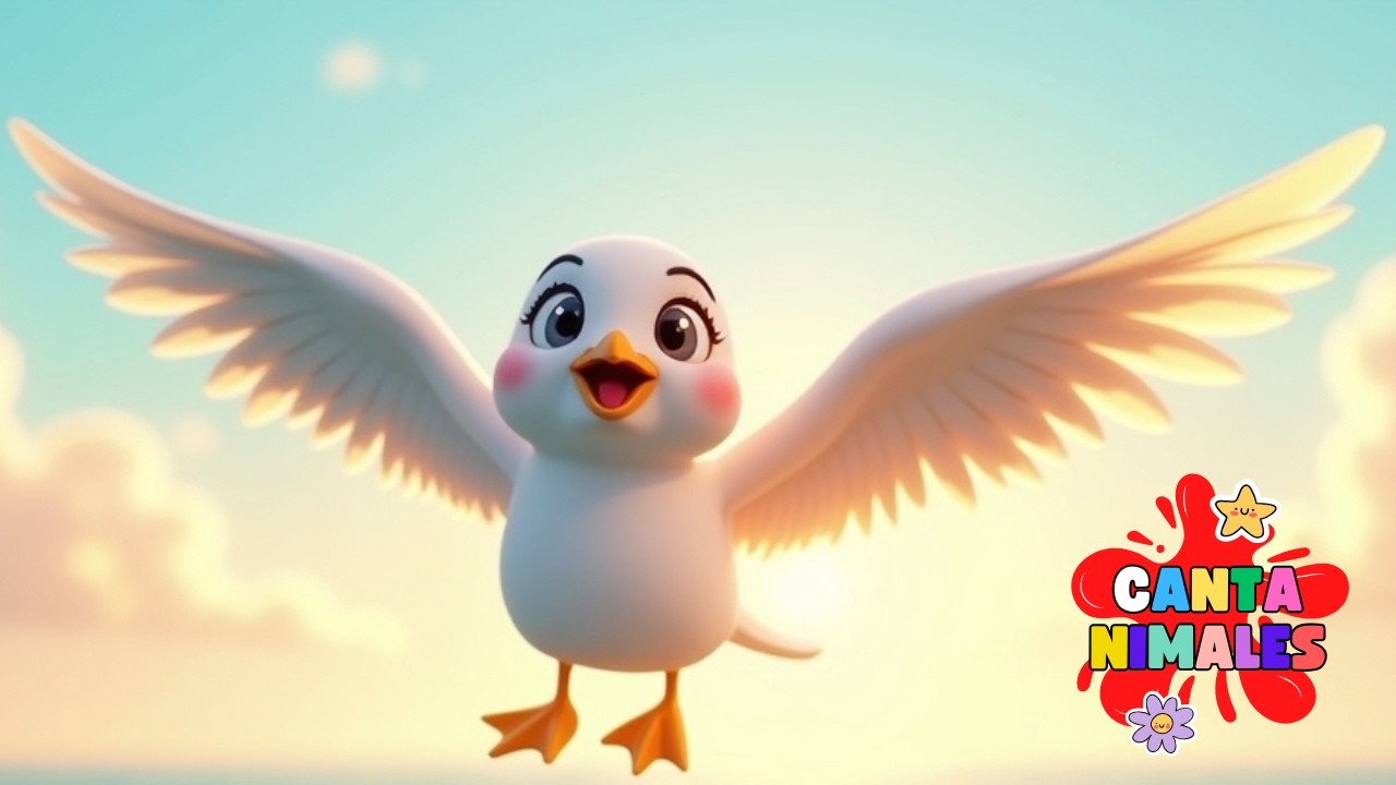 🌟 Música infantil: Gaby la gaviota y su vuelo mágico 🕊️🌊