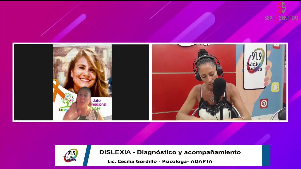 DISLEXIA Diagn&oacute;stico y acompa&ntilde;amiento Lic. Cecilia Gordillo Psic&oacute;loga- ADAPTA