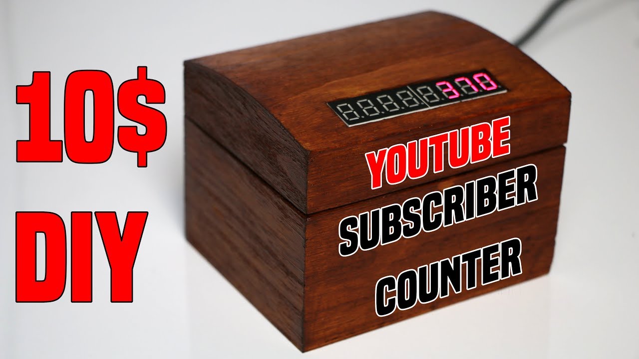 DIY Youtube Subscriber Counter - ESP8266