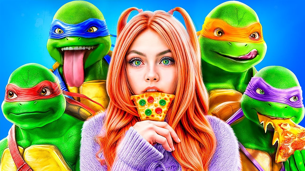 Меня удочерили Ниндзя-Черепашки! Весёлая детективная игра!