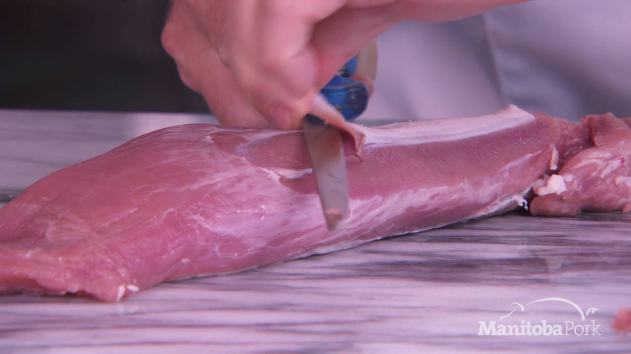 Manitoba Pork: How To Trim/Silver Pork Tenderloin