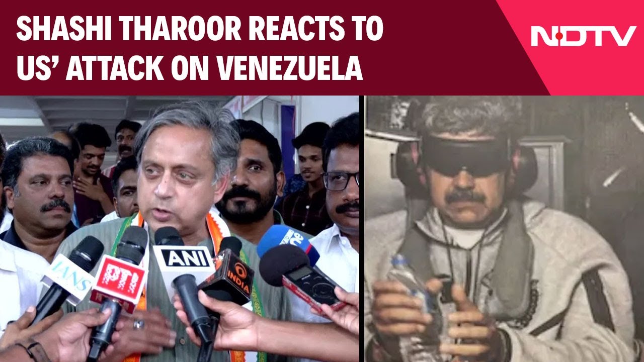 Venezuela News | &ldquo;Violations Of International Law&rdquo;: Shashi Tharoor Reacts To US&rsquo; Attack On Venezuela