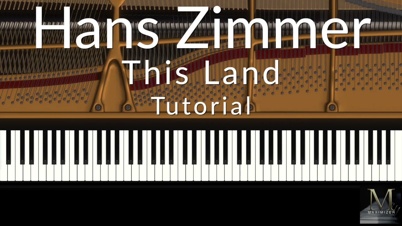 Hans Zimmer - This Land ( from The Lion King)  - Piano Tutorial / Visualizer