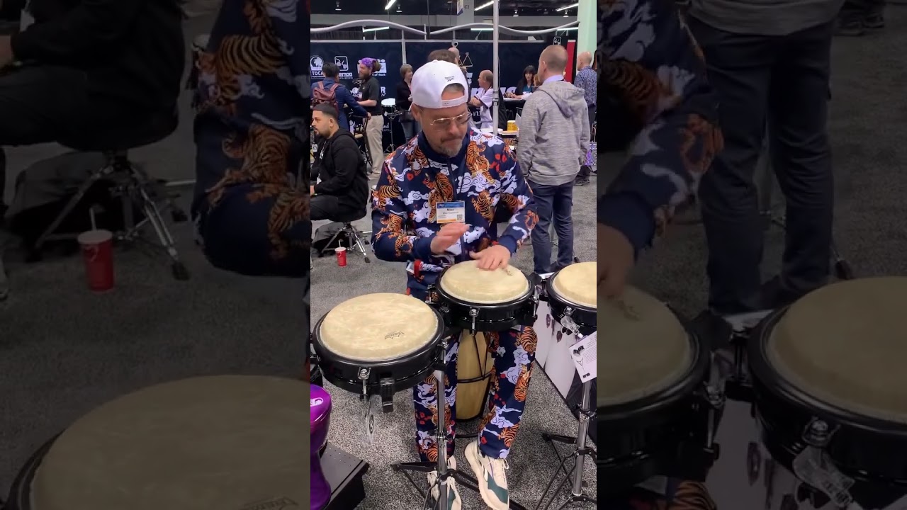 Toca Travel conga demo. NAMM 2023