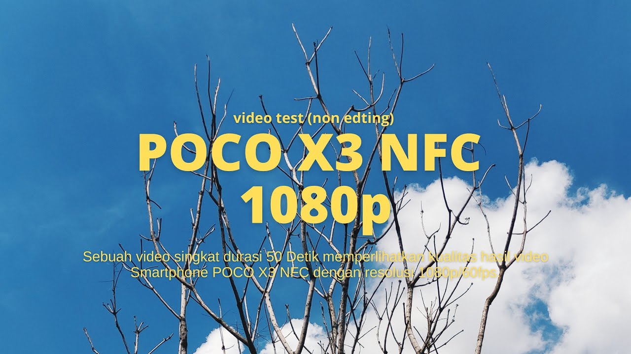 POCO X3 NFC | Video Test [Non Editing] | 1080p/60fps
