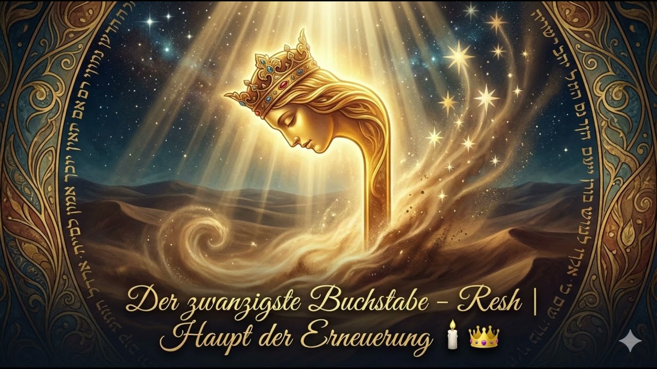 Der zwanzigste Buchstabe – Resh | Haupt der Herrschaft 🕯️👑