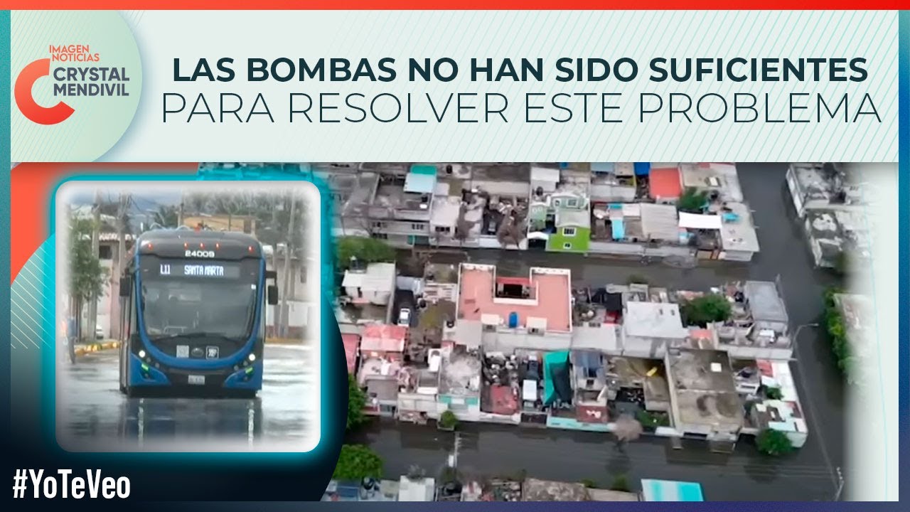 ¡De nuevo Chalco bajo el agua! Vecinos perdieron todas sus pertenencias | Noticias con Crystal