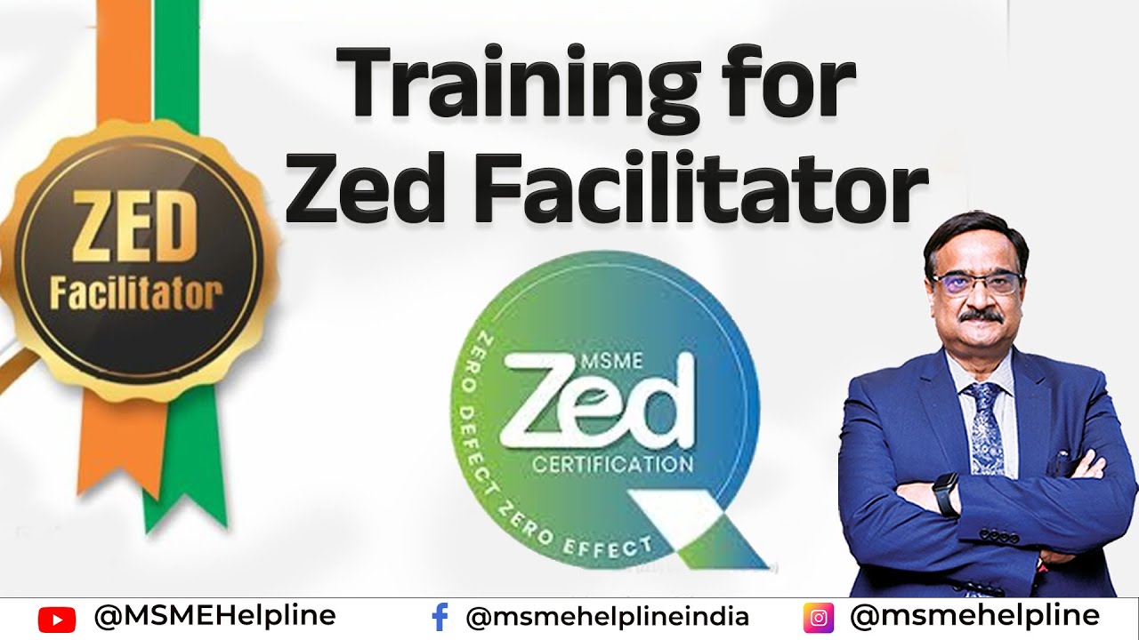 ZED Facilitator Training in Hindi by ZED Division of Quality Council of India