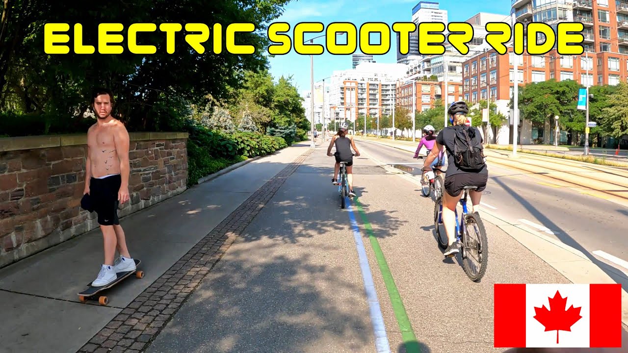 Canada Day Downtown Toronto Electric Scooter Adventure 🇨🇦 (July 1, 2021)