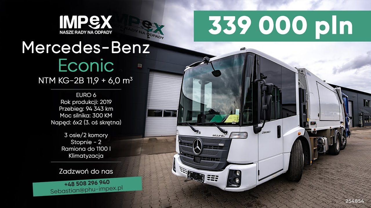 Mercedes-Benz Econic NTM KG-2B 11,9 +6,0 m3