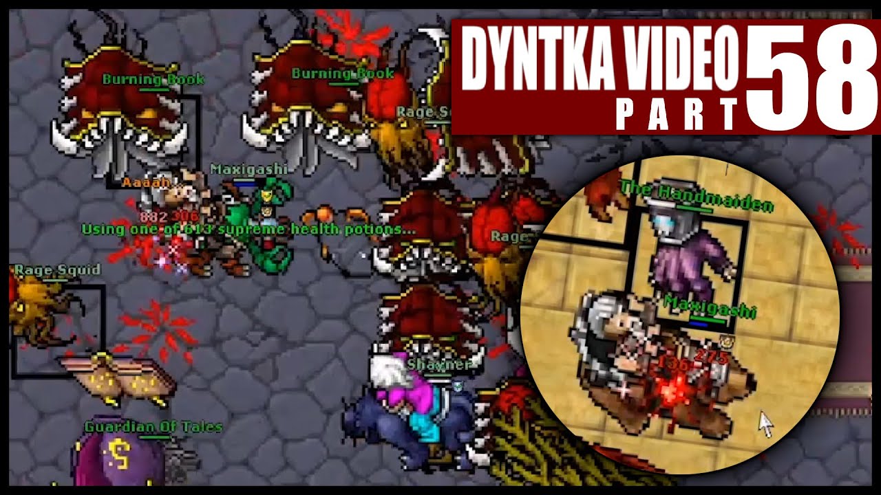 Przepnę amulet i mogę stać | Tibia - Dyntka Video odc. 58