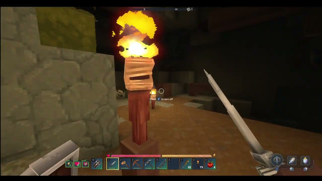 Hytale : ep3 Nager dans la lave n'est pas une bonne idée