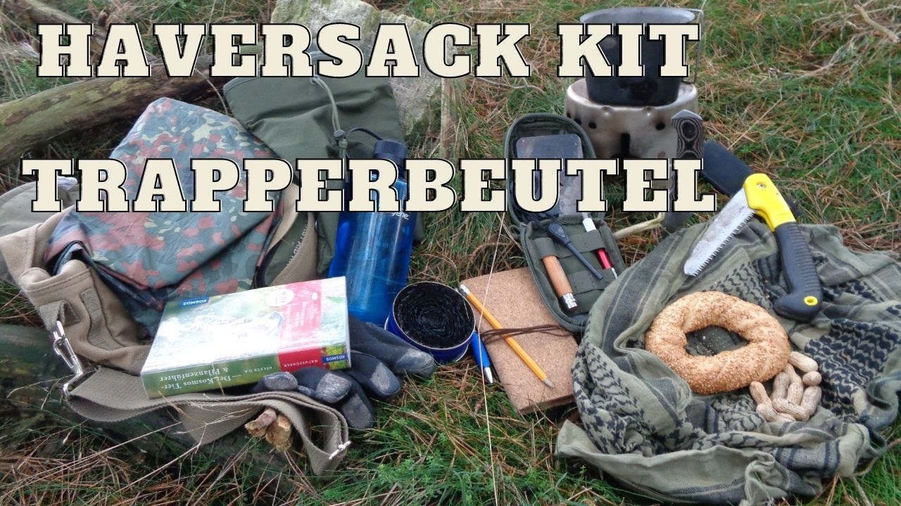 Haversack | Trapper Kit | Bushcraft Kit | Haversack Kit | Bushcraft Ausrüstung