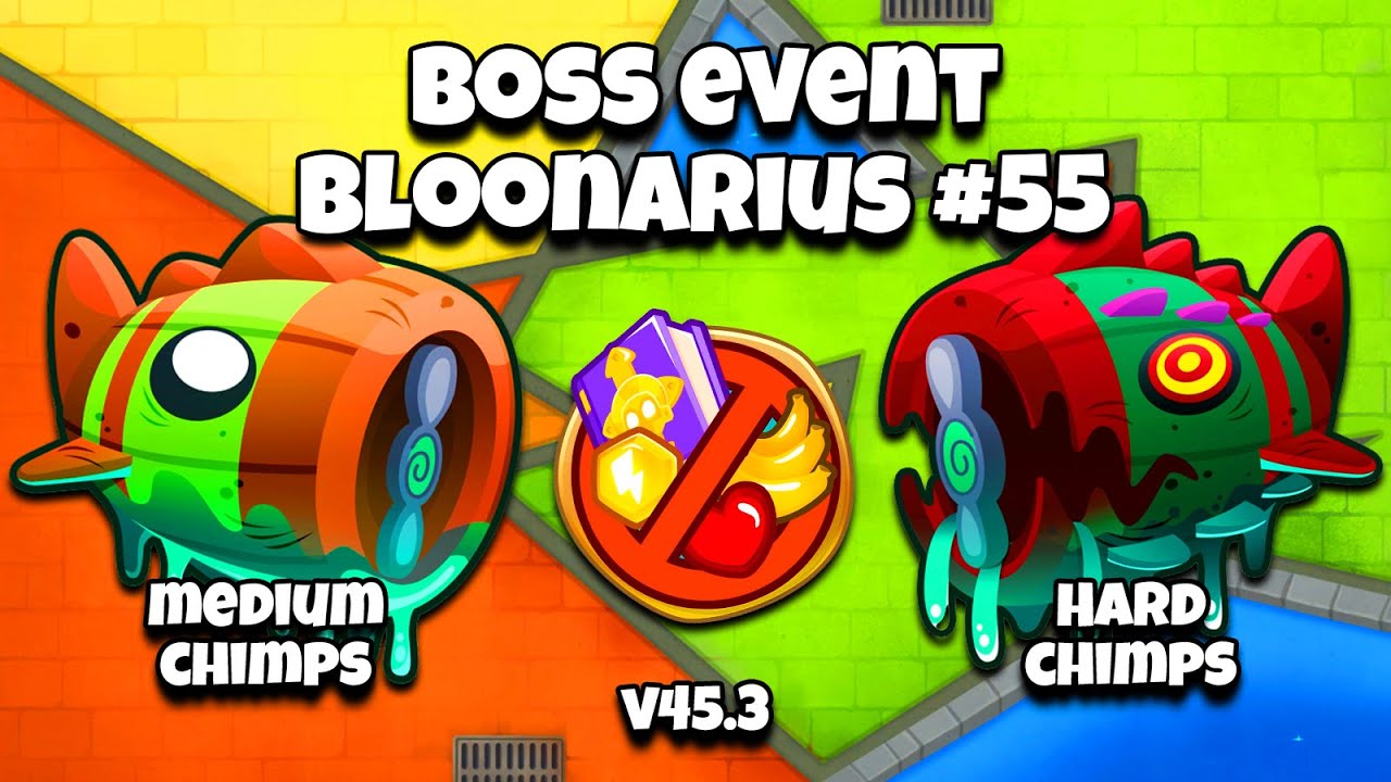 [BTD6] Normal & Elite Bloonarius #55 CHIMPS w/ Obyn & Avatar of Wrath as a main dps only