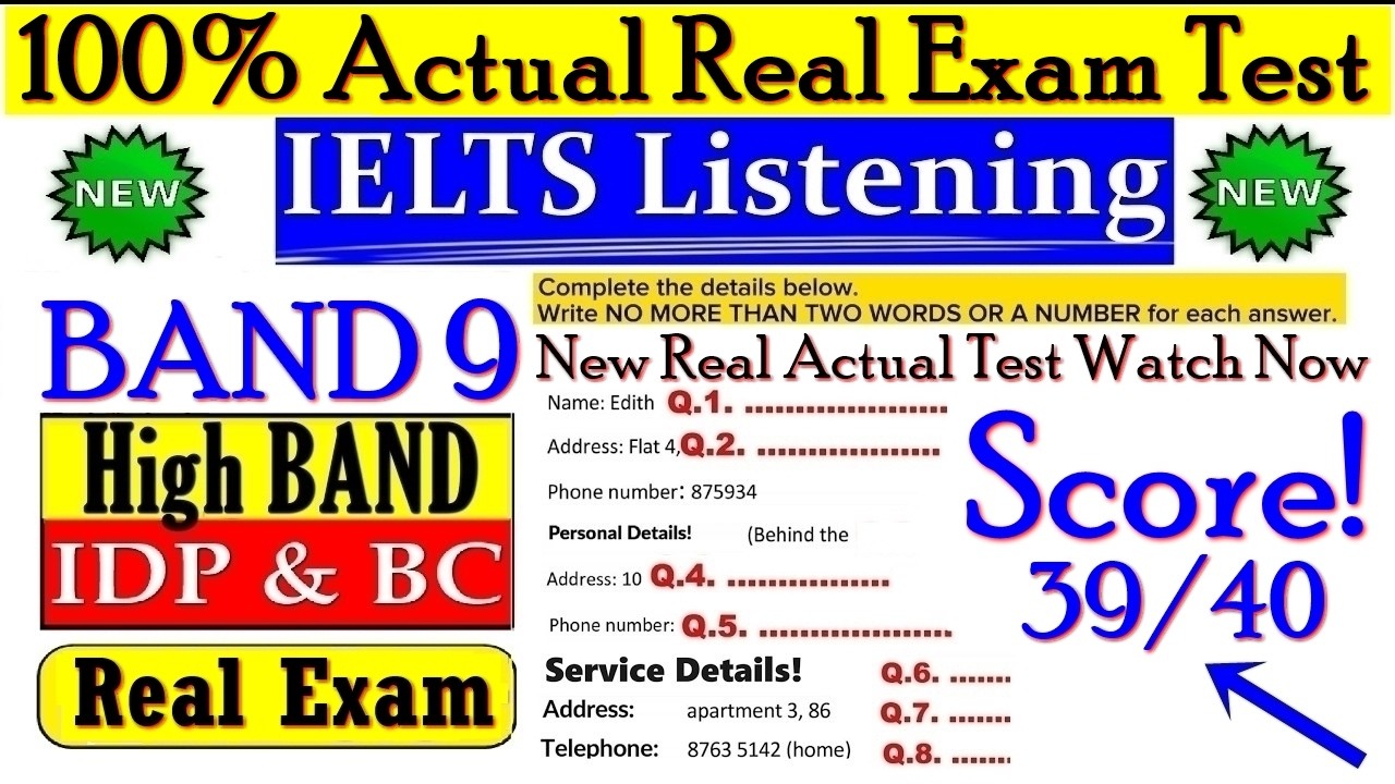 IELTS LISTENING PRACTICE TEST 2025 WITH ANSWERS | 28.07.2025