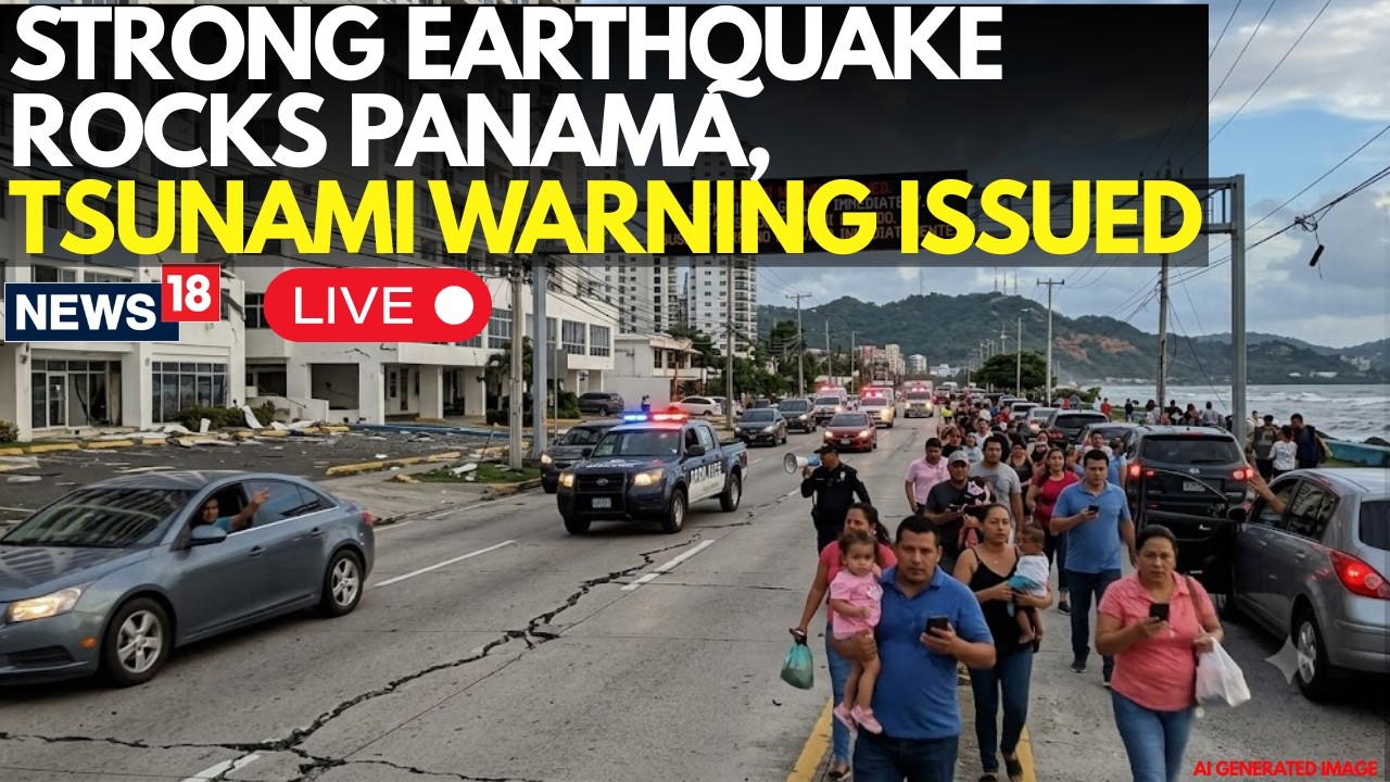Panama Earthquake LIVE | Tsunami Warning Issued After Strong Tremor | BREAKING NEWS | LATEST NEWS