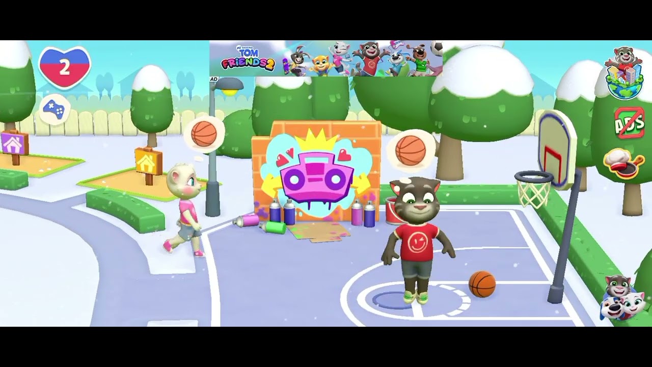 Tom is playing with Angela in the park #tomandfriendsadventures #fypyoutube
