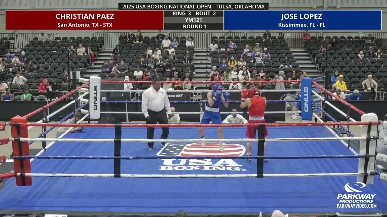 USAB 25 NO 918PM Ring 3 Bout 2 Christian Paez Jose Lopez YM121