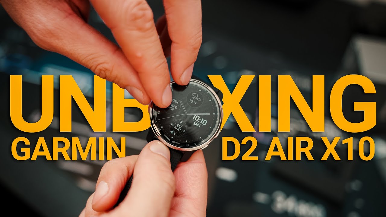 UNBOXING Garmin D2 Air X10– Smartwatch for Pilots and Runners! ✈️⌚