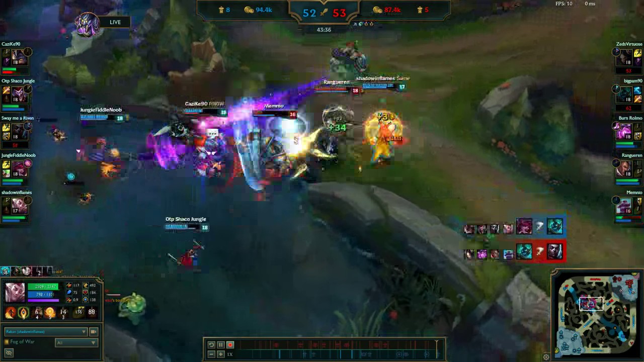 Diamond Rakan league of legends winning teamfights