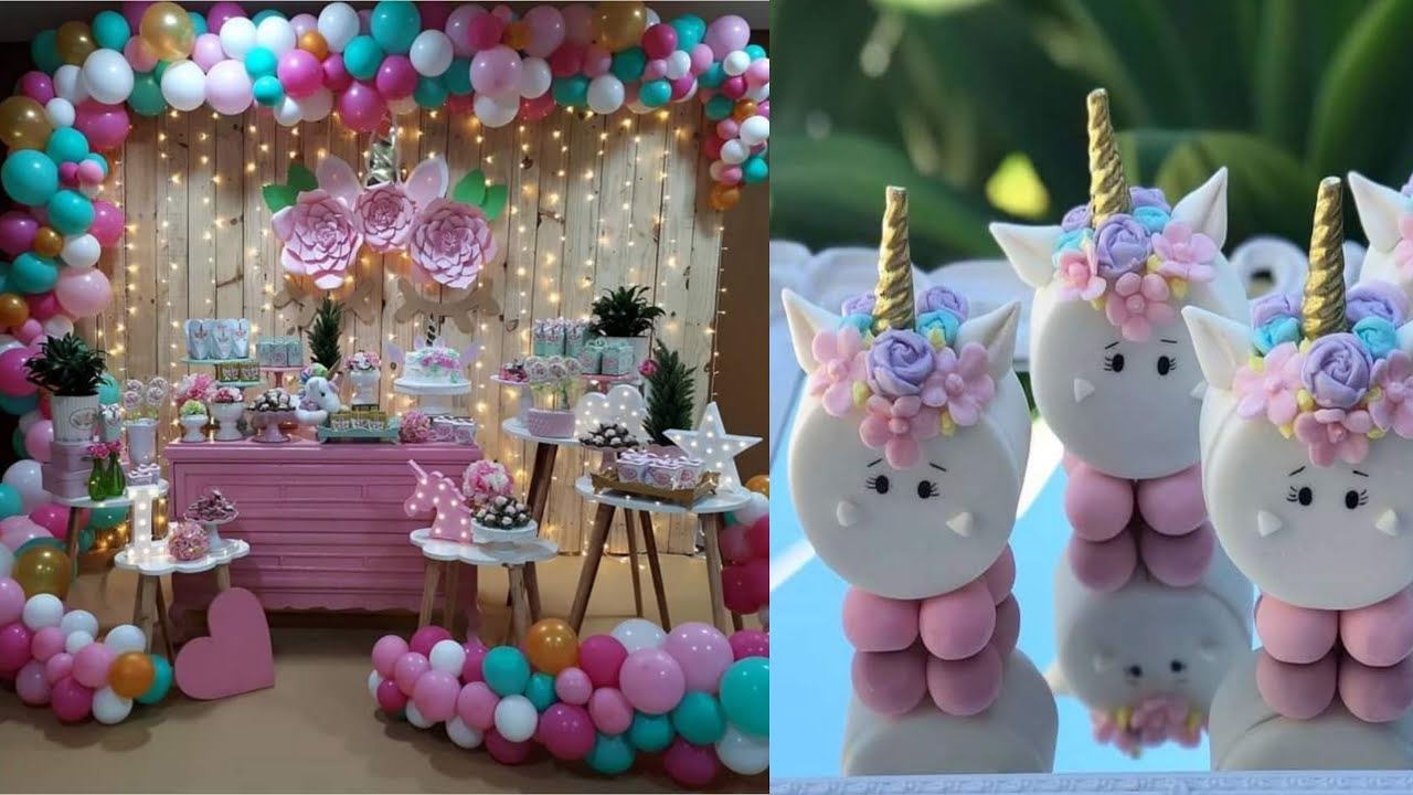 Fiesta temática de 🦄 unicornio🦄