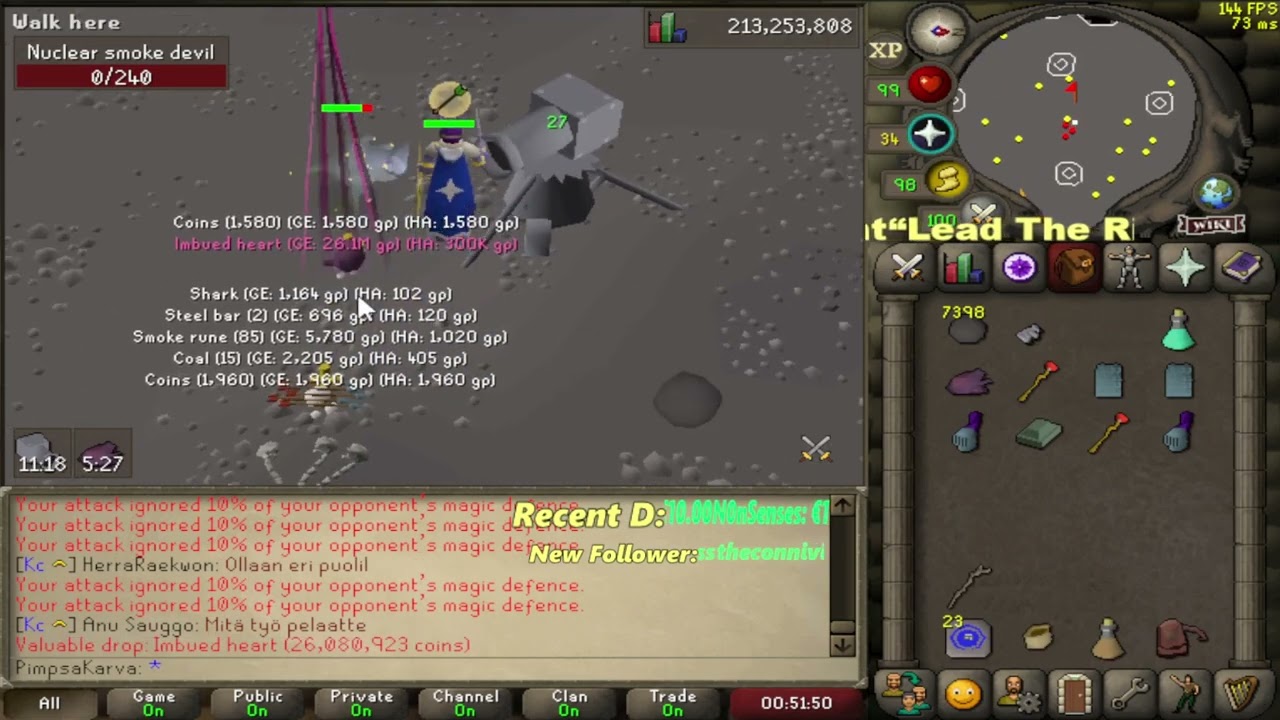OSRS Imbued heart drop