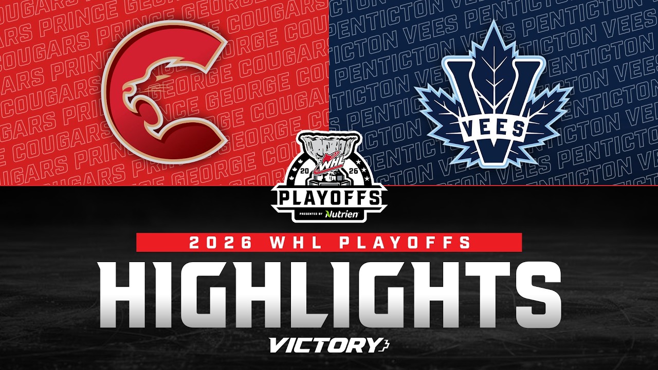 Prince George Cougars at Penticton Vees - Game 2 | 2026 WHL Playoff Highlights