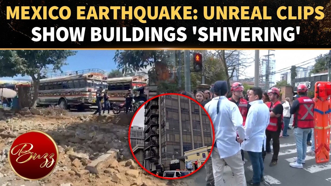 Mexico Earthquake Horror: CHILLING Videos Show Buildings SHAKING As Sirens Blare | VIRAL