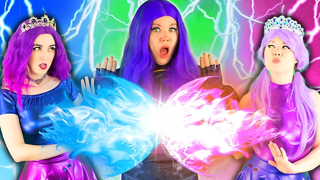 MAL’s TWIN Daughters FIGHT! | Descendants SISTER vs SISTER Battle Royale | COSPLAY for TEENS