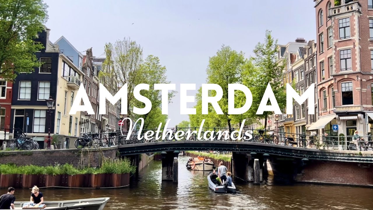 AMSTERDAM | Exploring the city, Keukenhof Garden, Cafe Loetje & Cube Houses 🌷