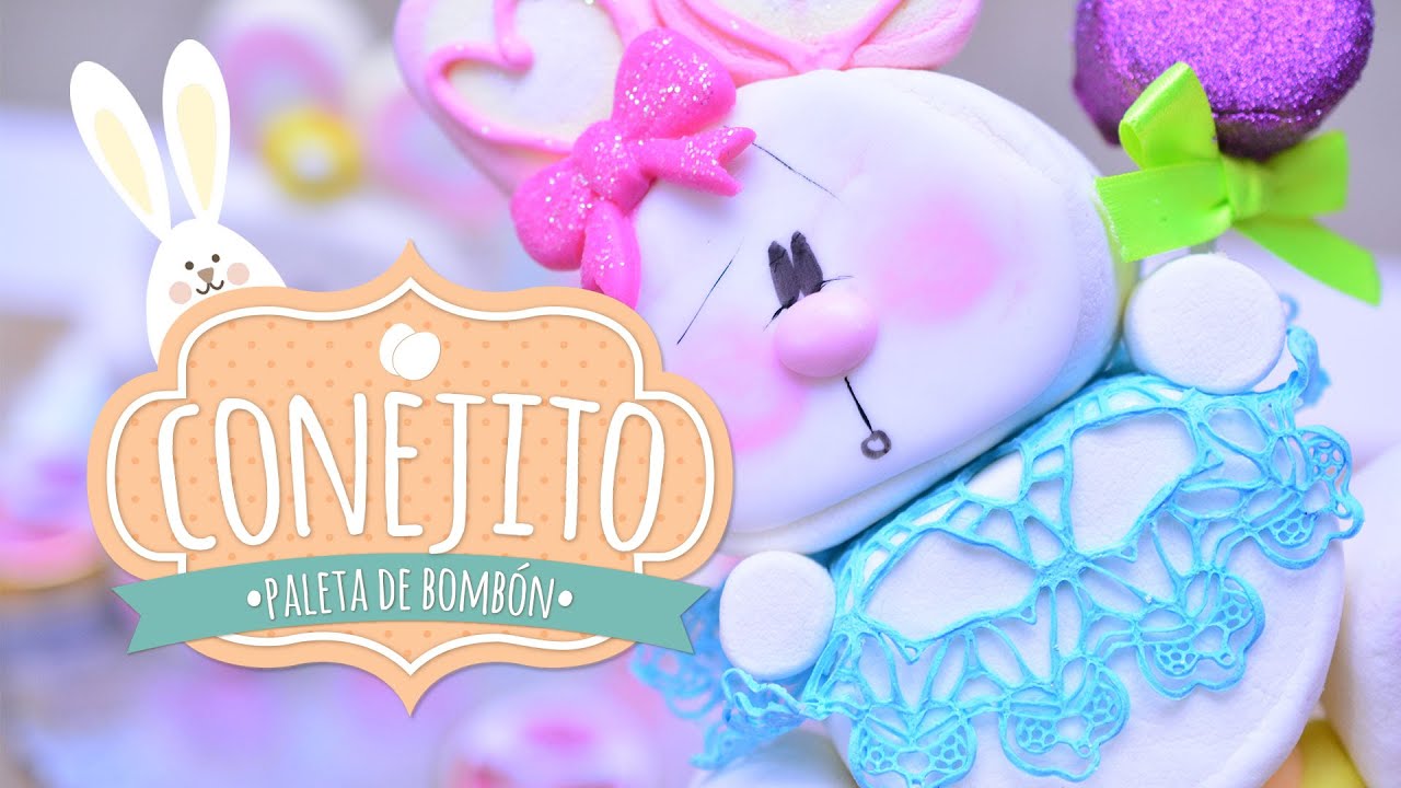 Conejito, paleta de bombón