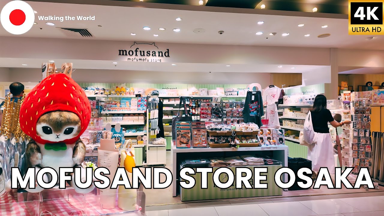 Mofusand Store Osaka FULL Walkthrough | Japan's Cute Cats Merchandise [4K]