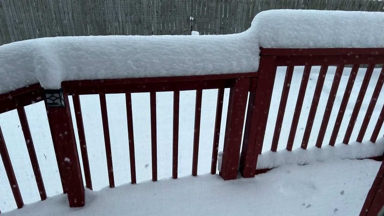 Está Nevando aquí en Jonesborough Tennessee Enero 31 2026
