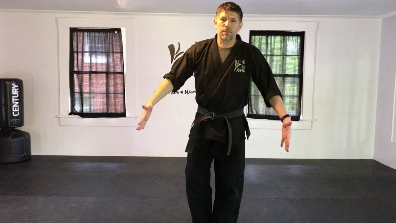 Basic karate lesson- 3/4 turn