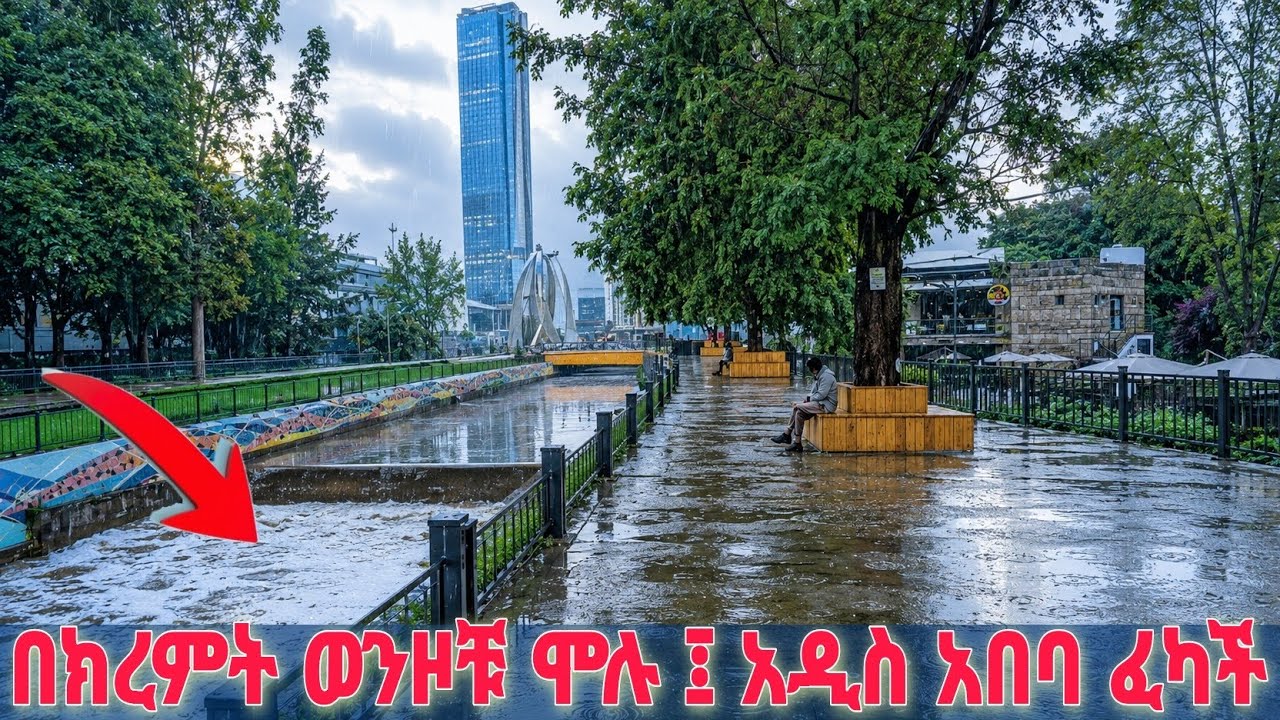 Relaxing Riverfront Walk After Summer Rain | Africa's Modern City | 4K Walking Tour