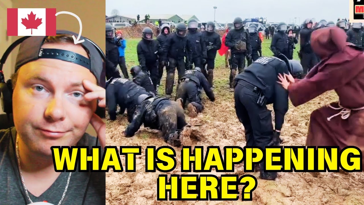Canadian Reacts to 'Mud Wizard' Taunting German Police Stuck in Mud